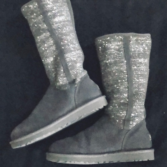 ❤️CLEARANCE🌺UGG Camaya Sequin Knit and Suede - Picture 11 of 11
